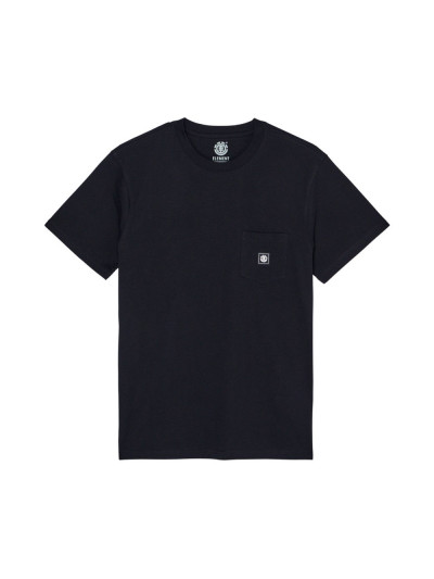 T-shirt - ELEMENT Icon Label Pocket - Flint Black