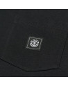 T-shirt - ELEMENT Icon Label Pocket - Flint Black