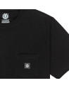T-shirt - ELEMENT Icon Label Pocket - Flint Black