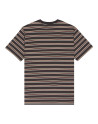 T-shirt - ELEMENT Embroidery - Rayé Noir Rouge Blanc