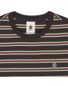 T-shirt - ELEMENT Embroidery - Washed Stripes Off Black