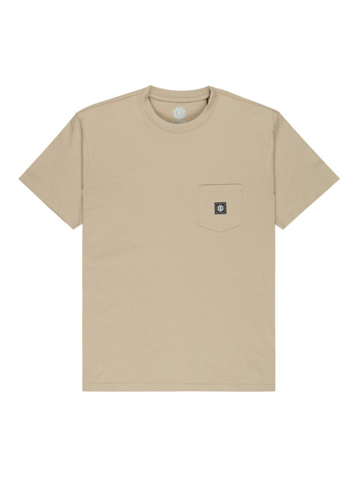 T-shirt - ELEMENT Label Pocket - Aluminium