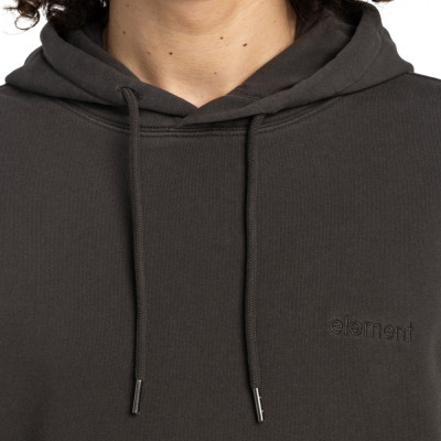 Hoodie - ELEMENT Lowcase Pigment - Off Black