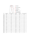 Baggy Jeans- NNSNS Bigfoot Denim - Black Washed sizing chart