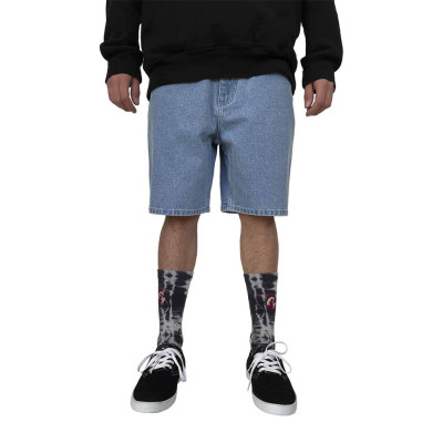 Baggy Denim Shorts - NNSNS Bigfoot Short - Superlight Blue