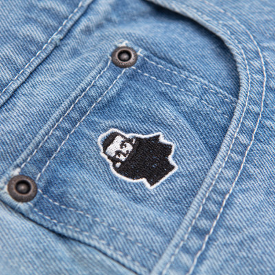 Baggy Denim Shorts - NNSNS Bigfoot Short - Superlight Blue
