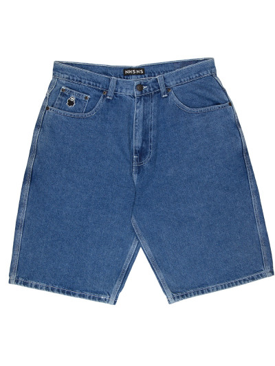 Baggy Denim Shorts - NNSNS Bigfoot Short - Dark Blue