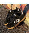 Chaussure Skate Enfant - ETNIES locut - Noir Blanc Gomme