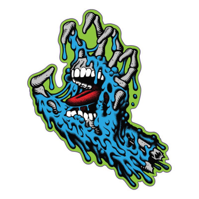 Skateboard Sticker - SANTA CRUZ Melting Hand - Unit