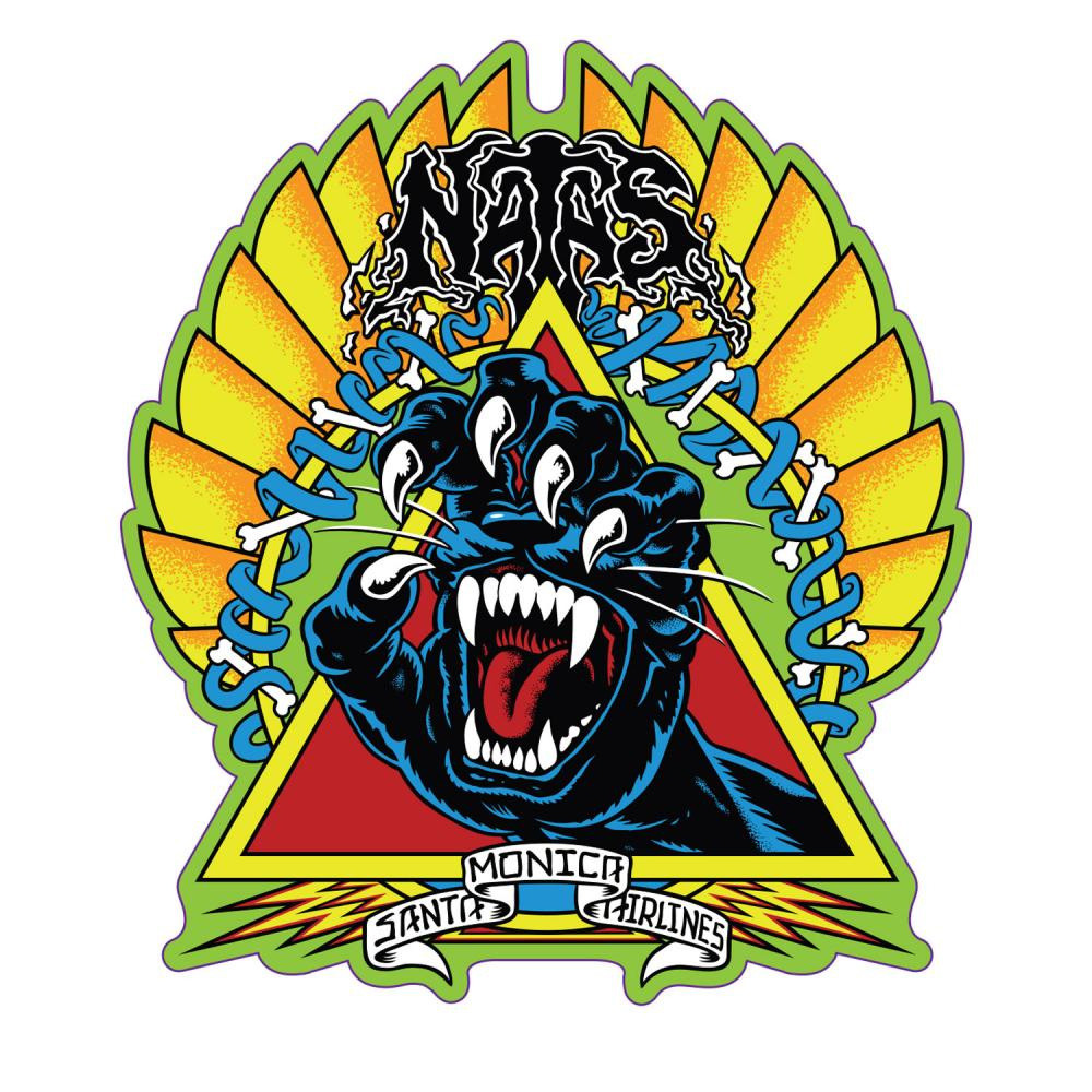 Skateboard Sticker - SANTA CRUZ Natas Screaming Panther - Unit