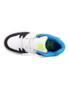 Kids Skate Shoes - DC SHOES Pure Elastic - White Black Green Blue