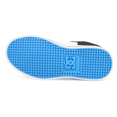 Kids Skate Shoes - DC SHOES Pure Elastic - White Black Green Blue