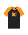 T-shirt Enfant - DC SHOES Corpo Raglan - Noir Orange
