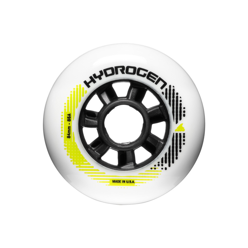 Roue Roller - ROLLERBLADE Hydrogen - 84mm 85a - Jeu de 8