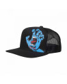 Kids Trucker Cap - SANTA CRUZ Screaming Hand - Black