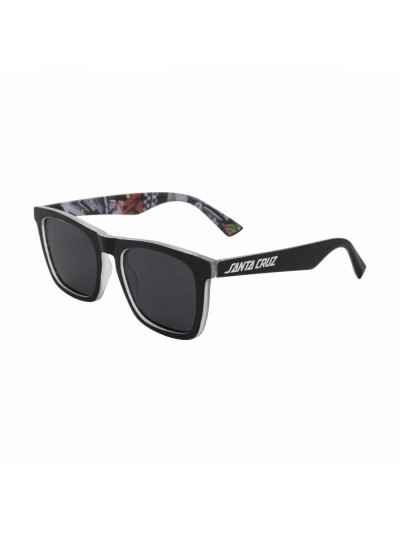 Lunettes de Soleil - SANTA CRUZ Strip - Noir Collage Noir
