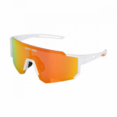 Lunettes de Soleil - SANTA CRUZ Strip Race - Blanc Orange Rouge