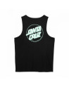 Tank Top - SANTA CRUZ Partial Dot - Black Mint