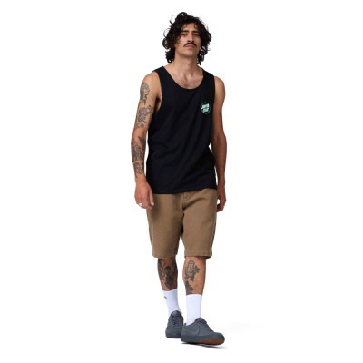 Tank Top - SANTA CRUZ Partial Dot - Black Mint
