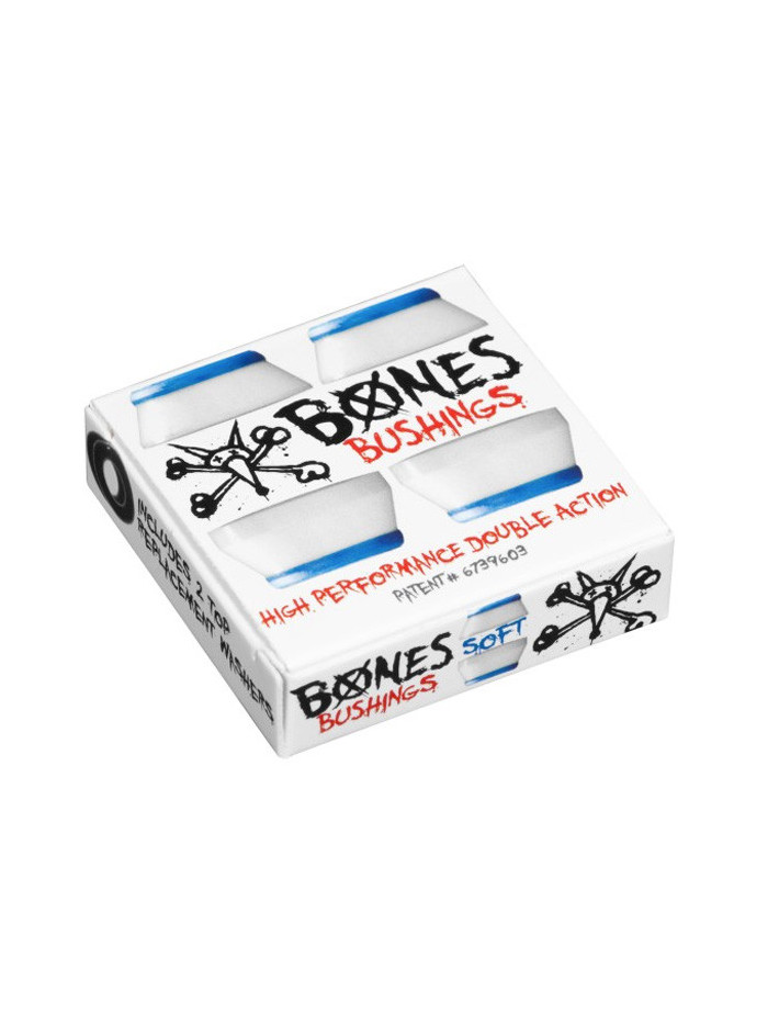 Bushing Skate - BONES - Blanc - Souple - Jeu de 4