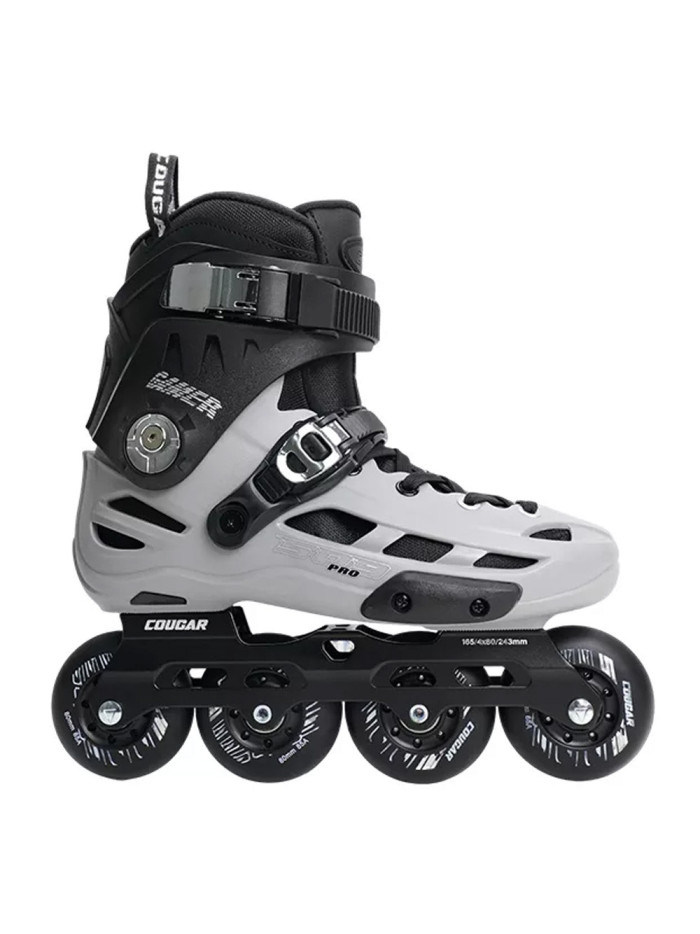 Freeskate Skates - COUGAR MZS 509 Pro - 80 Black Grey