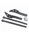 Boucle Coup de Pied Roller - ROLLERBLADE 45° Twister Edge - Noir Gris- Paire
