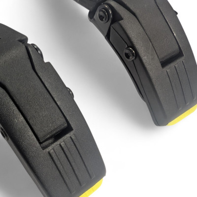 Boucle Roller - ROLLERBLADE RB 80 - Noir Jaune - Paire