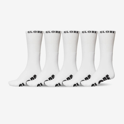 Socks - GLOBE Witheout - Pack of 5