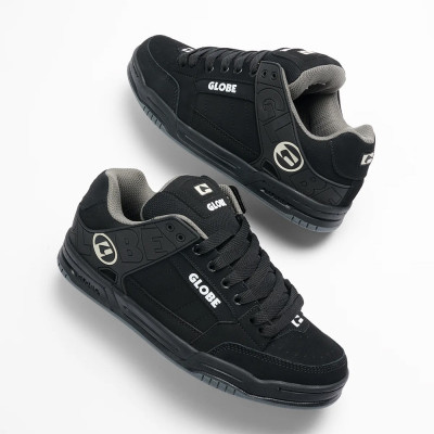 Chaussure Skate - GLOBE Tilt - Black Black TPR