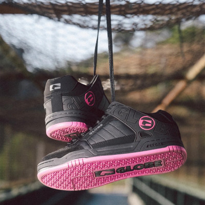 Chaussure Skate - GLOBE Tilt - Black Pink