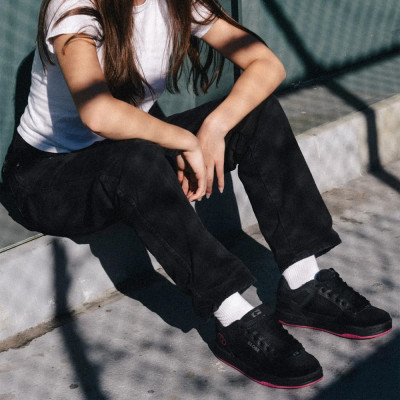 Chaussure Skate - GLOBE Tilt - Black Pink