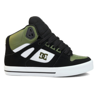 Skate Shoes - DC Shoes Pure SE High-Top WC - Olive Black White