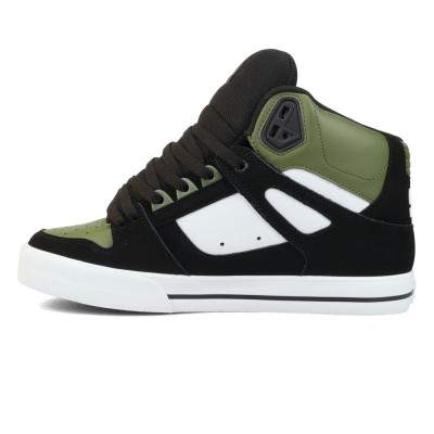 Skate Shoes - DC Shoes Pure SE High-Top WC - Olive Black White