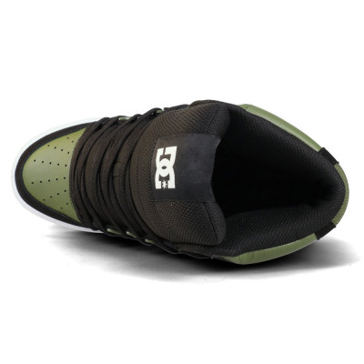 Chaussure Skate - DC Shoes Pure SE High-Top WC - Olive Black White