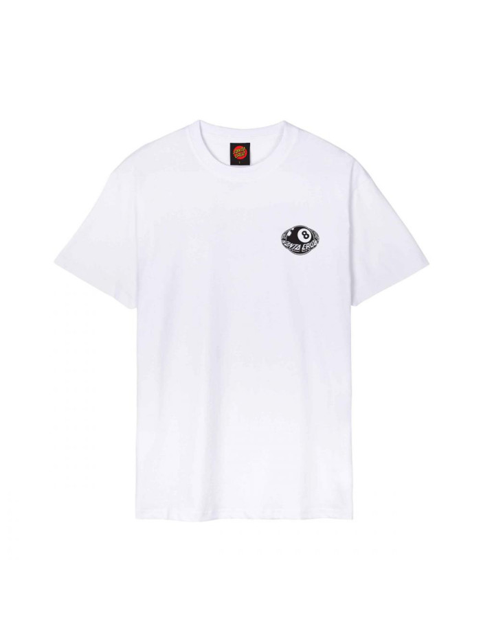 T-shirt - SANTA CRUZ Winkowski Eight Planet - Blanc