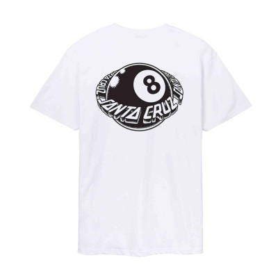 T-shirt - SANTA CRUZ Winkowski Eight Planet - Blanc
