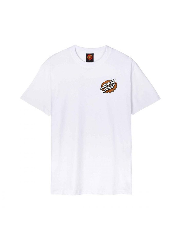 T-shirt - SANTA CRUZ Slime Scream - Blanc