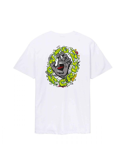 T-shirt - SANTA CRUZ Slime Scream - Blanc