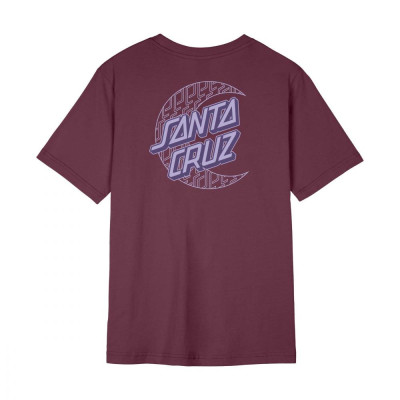 T-shirt Femme - SANTA CRUZ Imprint Moon Dot - Dark Cherry