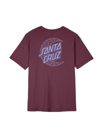 T-shirt Femme - SANTA CRUZ Imprint Moon Dot - Dark Cherry