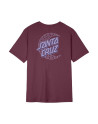 T-shirt Femme - SANTA CRUZ Imprint Moon Dot - Dark Cherry