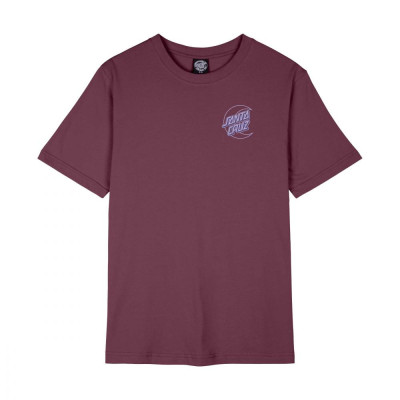 T-shirt Femme - SANTA CRUZ Imprint Moon Dot - Dark Cherry