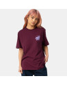 T-shirt Femme - SANTA CRUZ Imprint Moon Dot - Dark Cherry