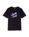Women T-shirt - SANTA CRUZ Ribbon Script - Black