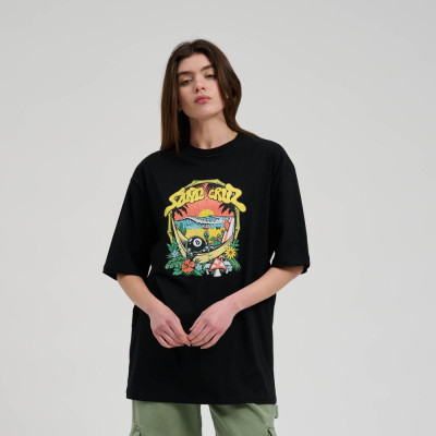 T-shirt Femme - SANTA CRUZ Winkowski 8Baller Trip - Noir