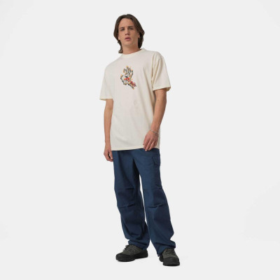 T-shirt - SANTA CRUZ Burnt Bone Hand - Unbleached