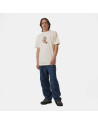 T-shirt - SANTA CRUZ Burnt Bone Hand - Unbleached