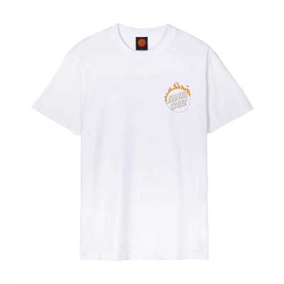 T-shirt - SANTA CRUZ Burnt Opus - White
