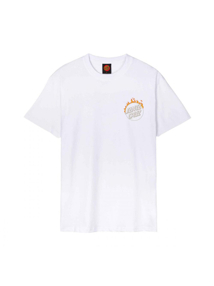 T-shirt - SANTA CRUZ Burnt Opus - White