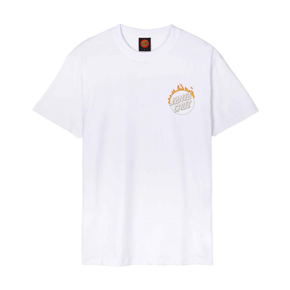 T-shirt - SANTA CRUZ Burnt Opus - White
